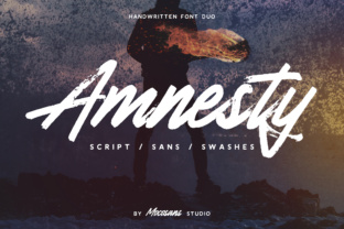 Amnesty: A Font Duo with Rustic Spirit and Modern Edge