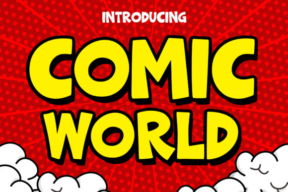 Comic World: The Vintage Display Font for Impactful Design