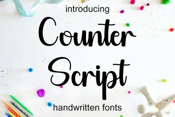Counter Script: Elevate Your Designs with Refined Script Elegance