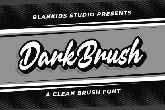 Dark Brush: A Clean Brush Script Font for Creative Projects