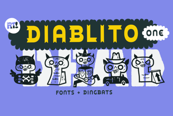 Diablito One: A Display Font with a Devilish Edge