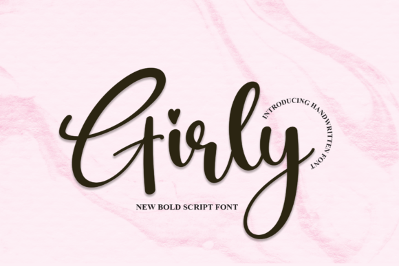 Girly: A Handwritten Script for Authentic Design