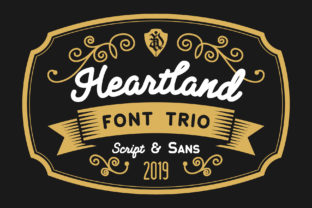 Heartland Trio: A Vintage Font with Modern Versatility