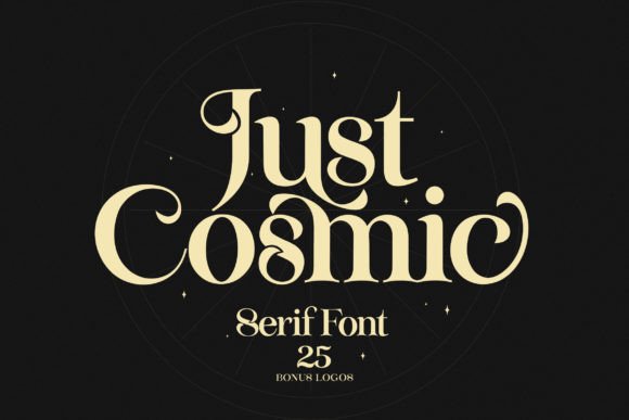 Just Cosmic: A Modern Vintage Serif with a Twist