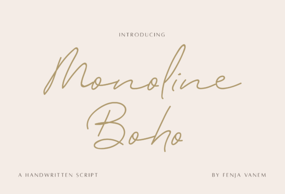 Monoline Boho: Where Clean Lines Meet Free-Spirited Charm