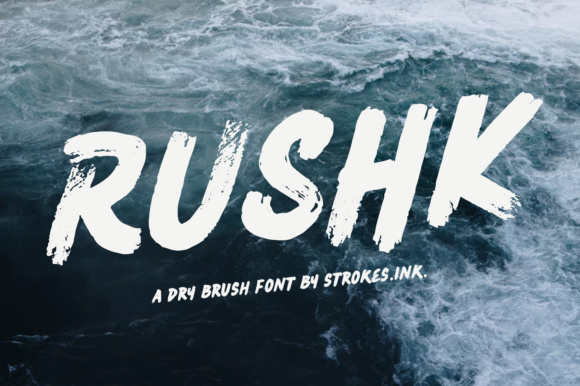 Rushk: The Gritty Display Font for Authentic Branding