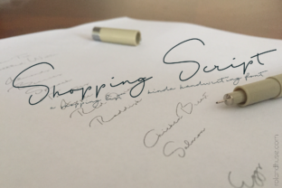 Shopping Script: The Casual Handwriting Font for Authentic Branding