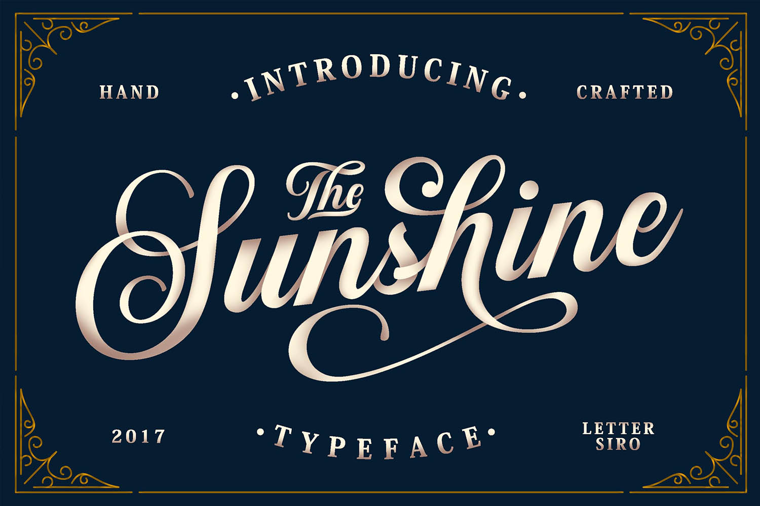 Sunshine & Vintage Ornaments: A Font That Feels Like a Memory