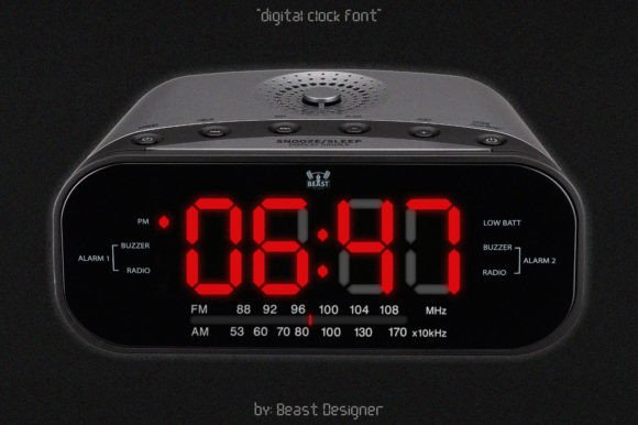 The Digital Clock Typeface: Clarity for Modern Projects