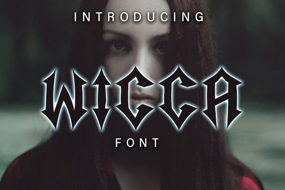 Wicca: A Typeface for Bold, Gothic-Inspired Designs